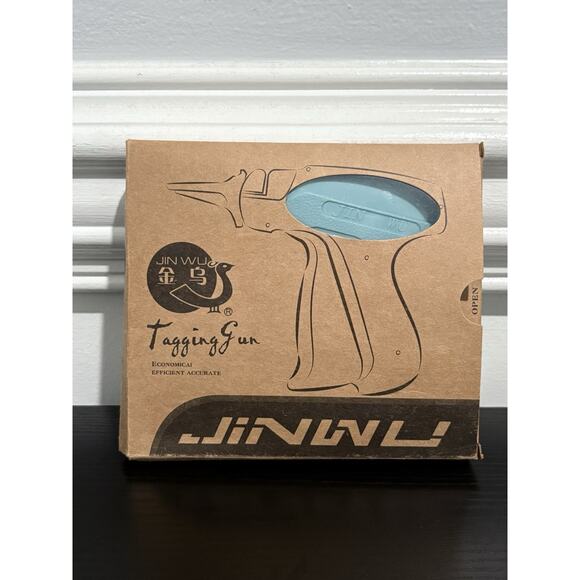 Handheld Tag Gun for Clothing, Light Blue & Orange Price Label Tagging Tool - Picture 6 of 6